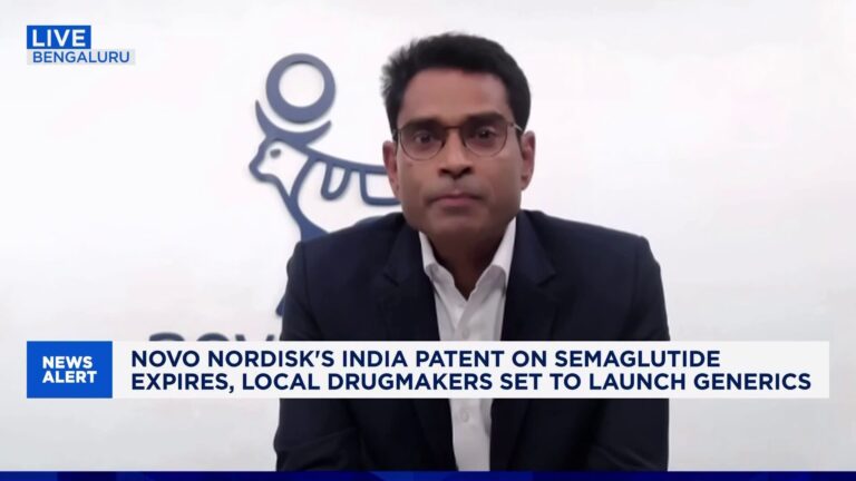 India's weight-loss drug boom: Novo Nordisk talks about GLP-1 generics after patent expiry