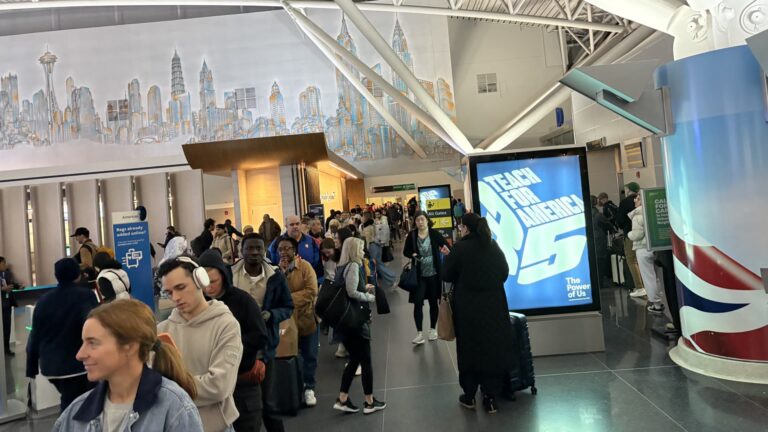 'This is insane.' Long lines plague U.S. airports as TSA officers face second missed paycheck in shutdown