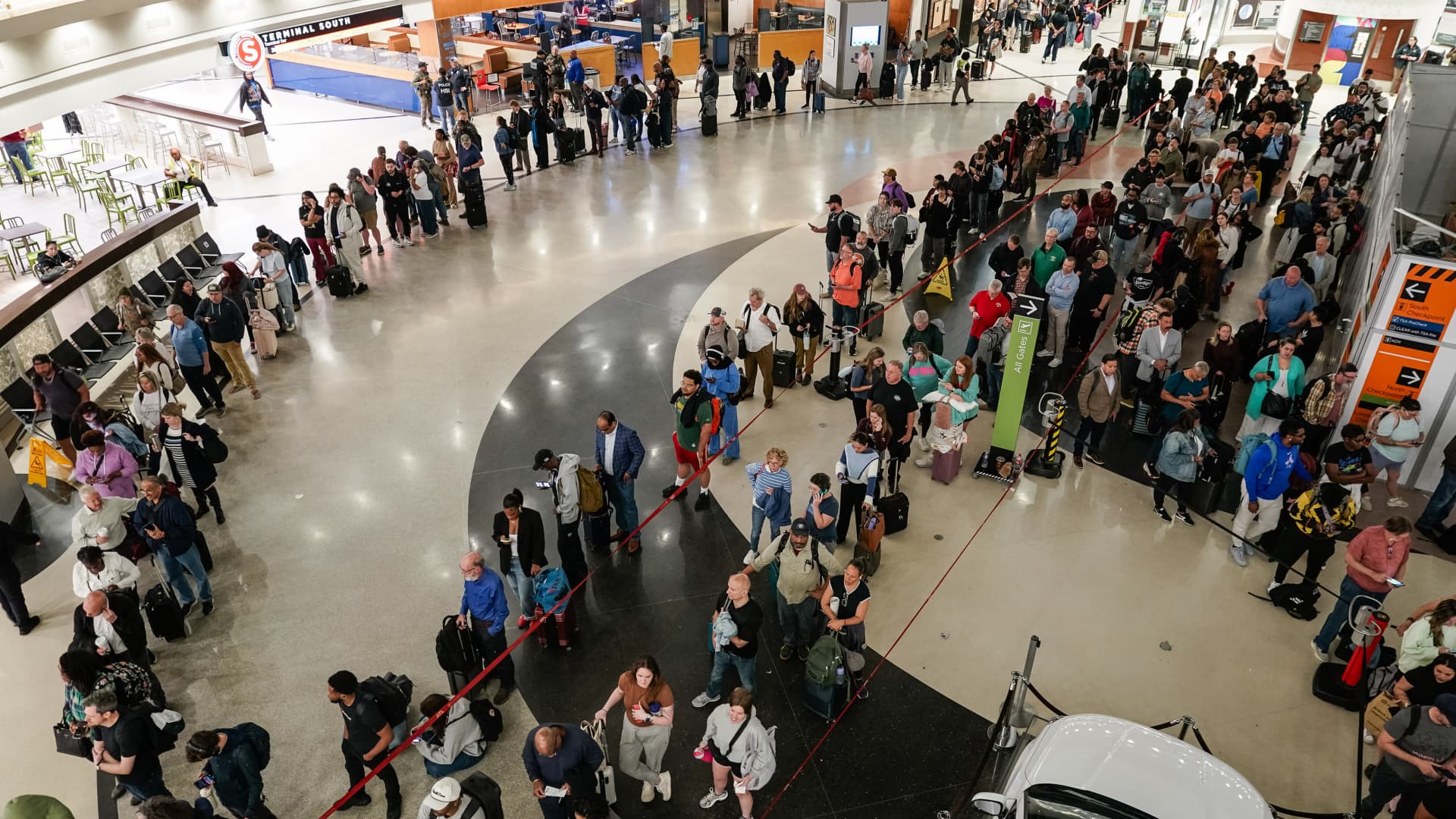 Trump says he could send National Guard to airports 'for more help'