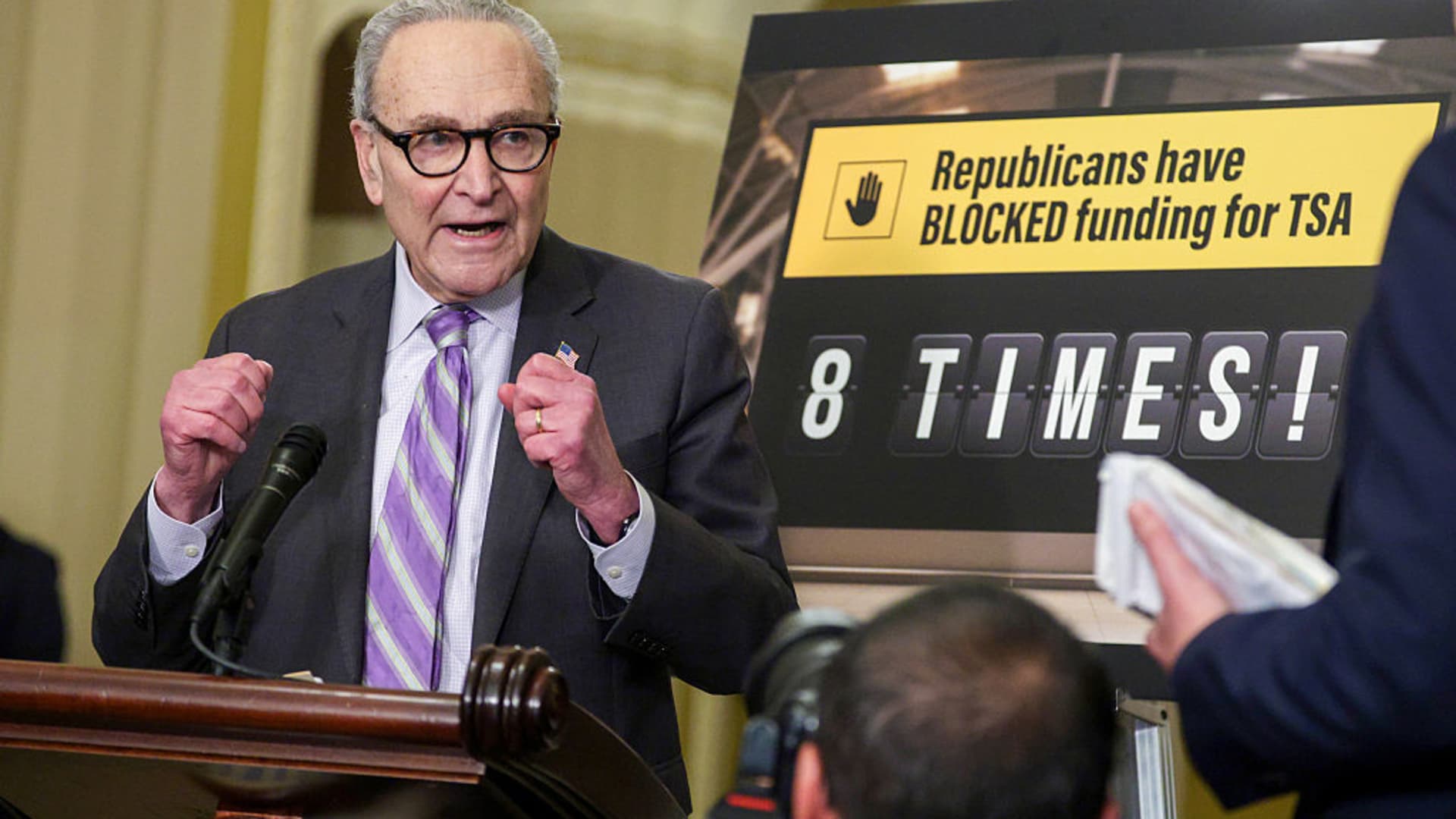 Republicans balk at Senate Democrats' DHS shutdown counteroffer