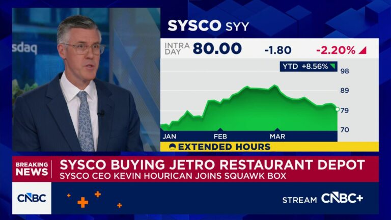 Sysco CEO Kevin Hourican on $29B Jetro Restaurant Depot deal: A gem of an asset