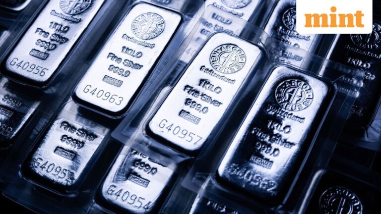 Silver rate today: MCX silver prices crash over 4%, slip below  ₹2.18 lakh per kg