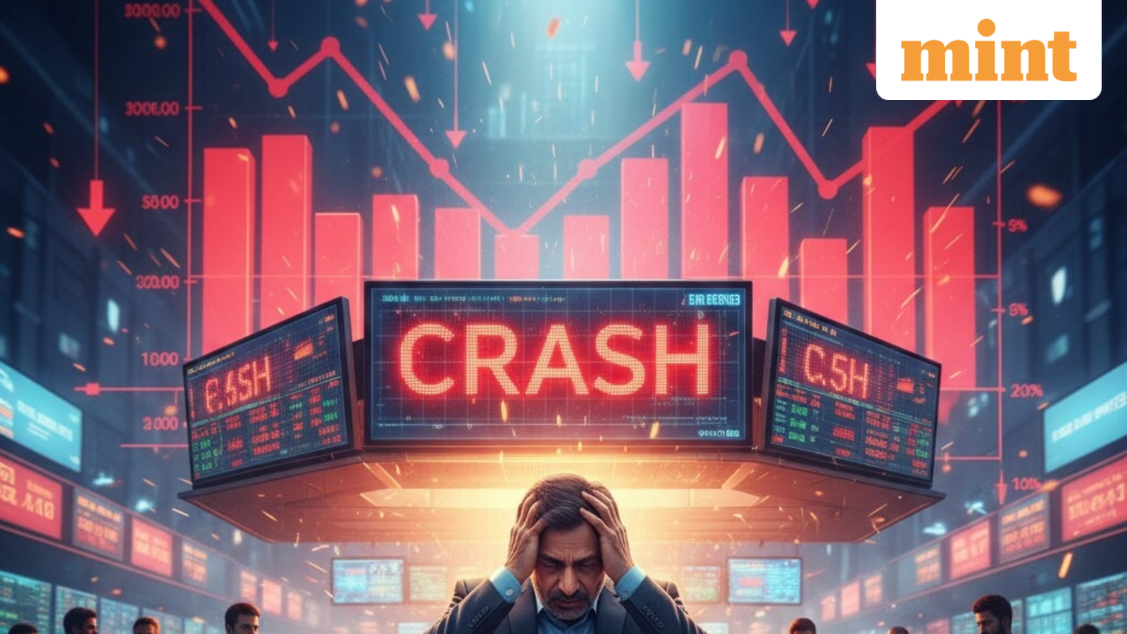 Sensex crashes over 1,300 points, investors lose  ₹5 lakh crore in a day— Why did the stock market fall? Explained