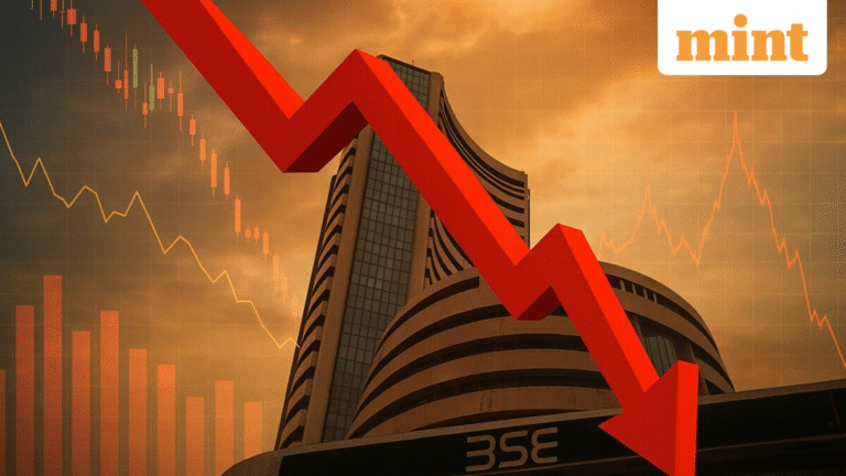 Stock Market Crash Highlights: Sensex tumbles 829 pts at close, Nifty down 1% on crude oil price rally; BFSI, autos drag | Stock Market News