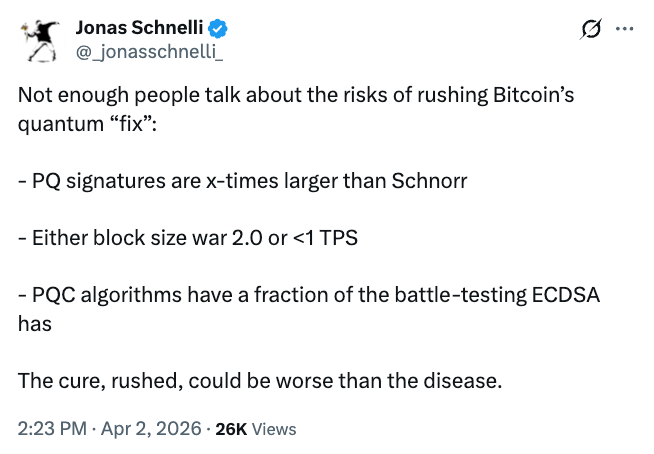 Samson Mow Warns Rushed Quantum Fix Could Harm Bitcoin