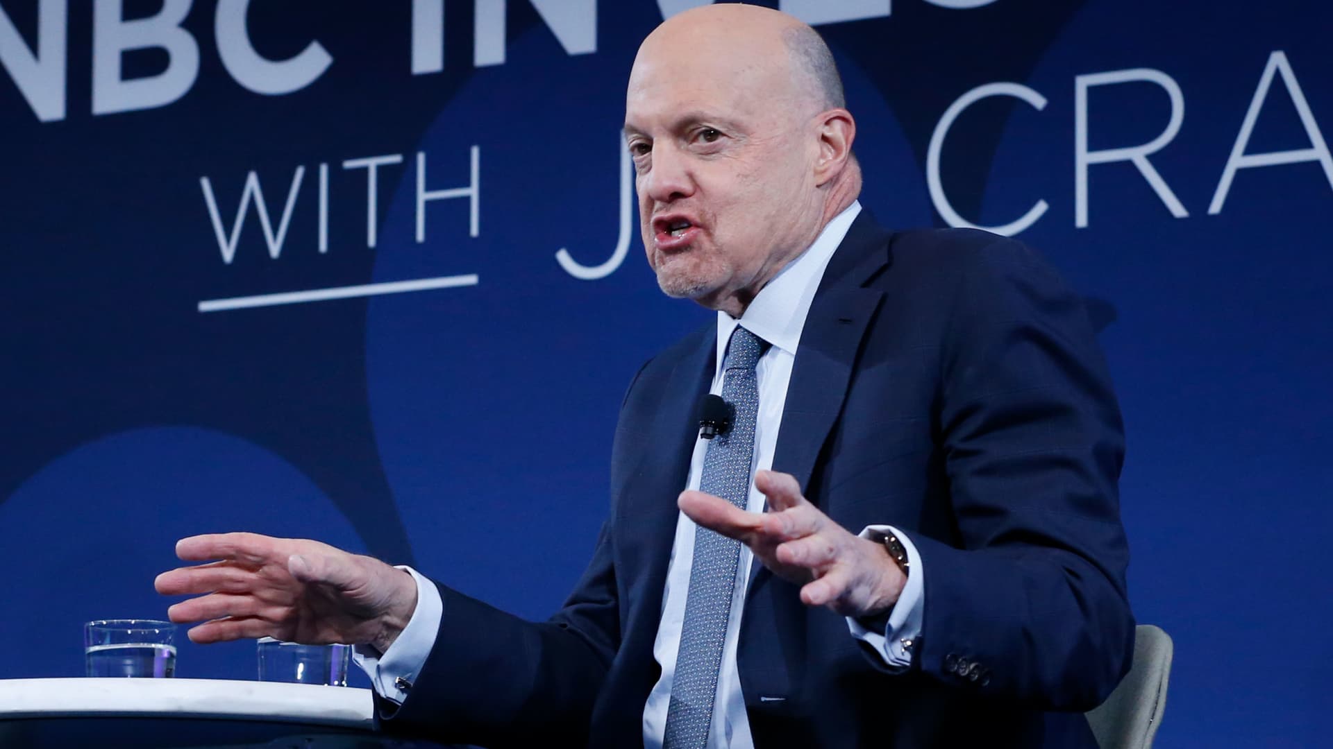 Jim Cramer offers two trade ideas: One is a trim after a big run, the other is a buy