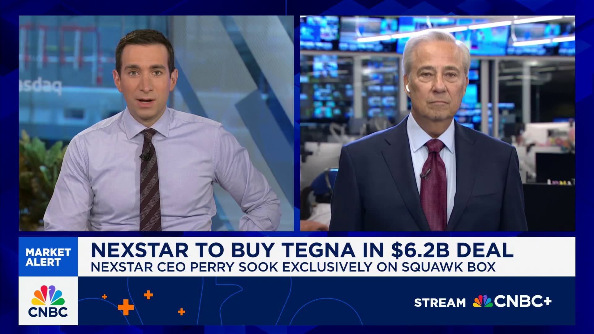 Nexstar CEO on $6.2B Tegna deal: Allows us to compete on a level playing field with Big Tech