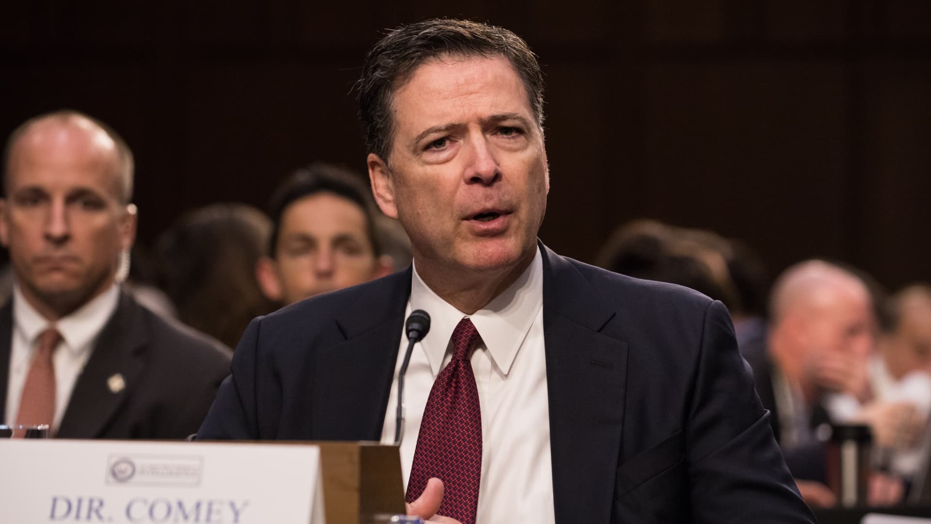 James Comey set to appear in court on Trump seashells threat indictment