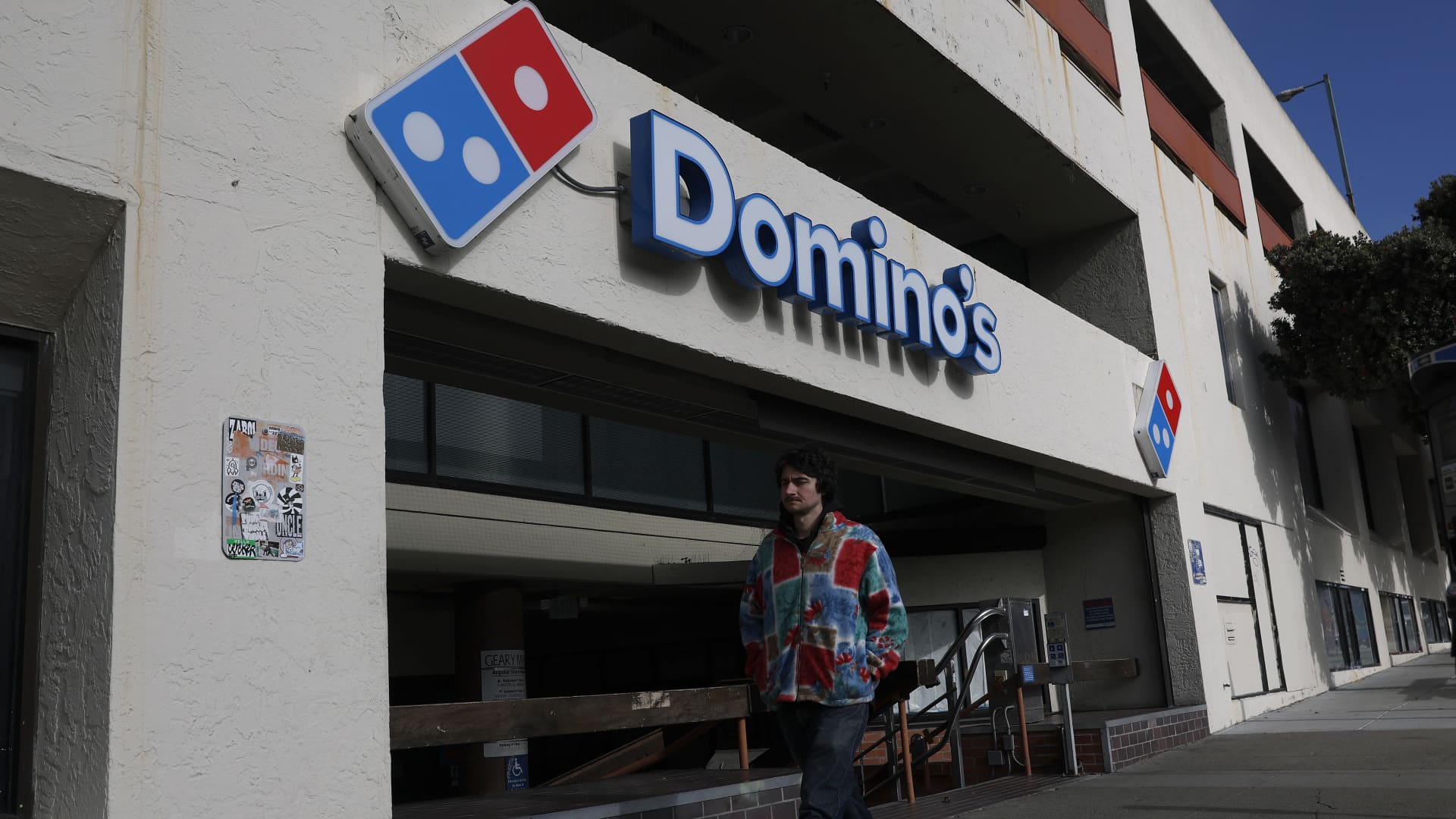 Domino's Pizza stock falls on disappointing sales — and CEO thinks more chains will follow