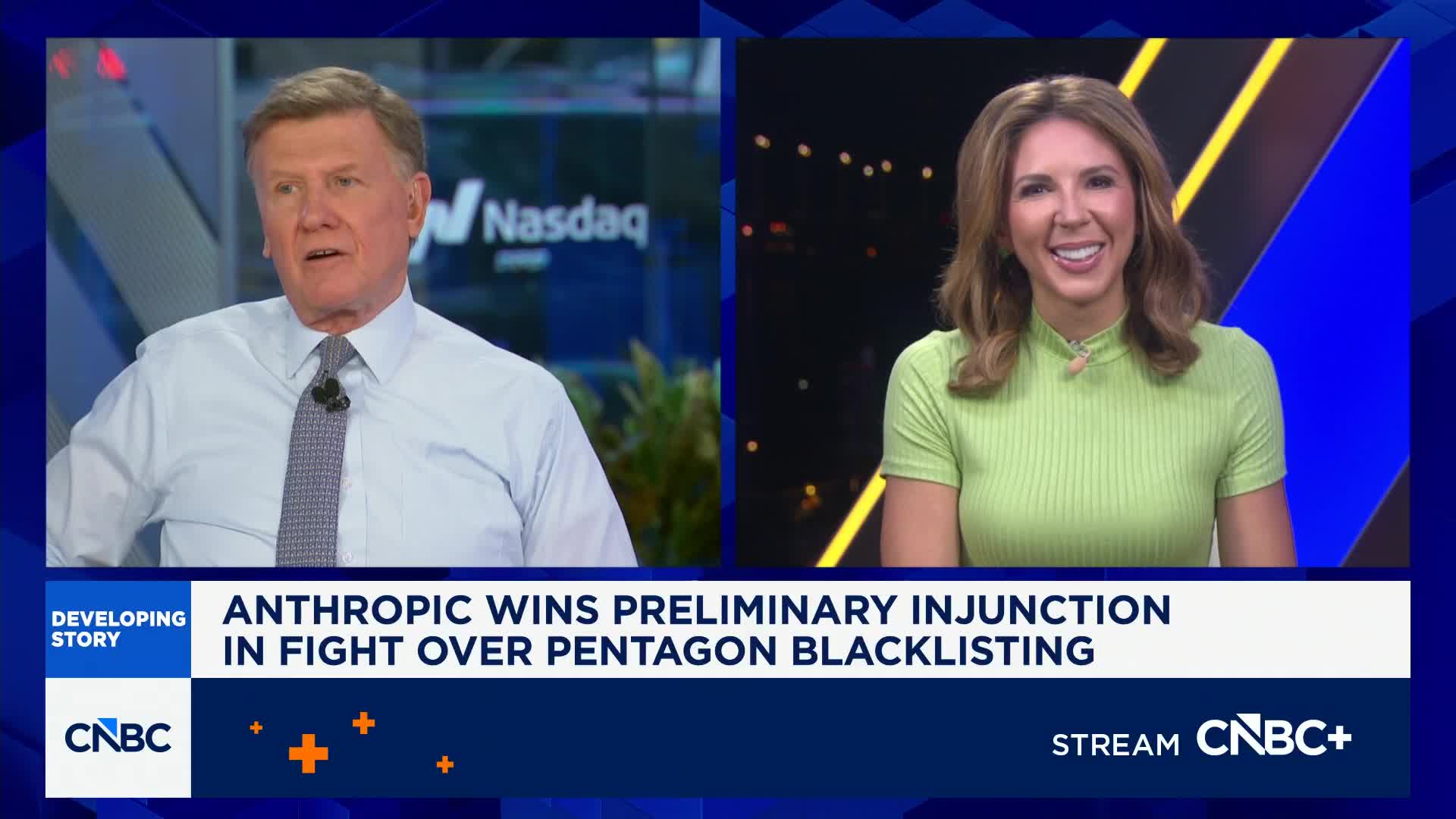 Anthropic wins preliminary injunction in fight over Pentagon blacklisting