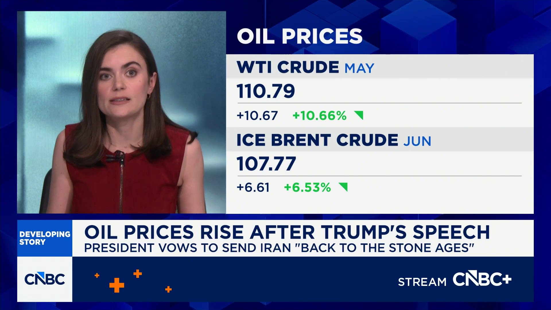 Oil prices rise after Trump’s Iran war speech