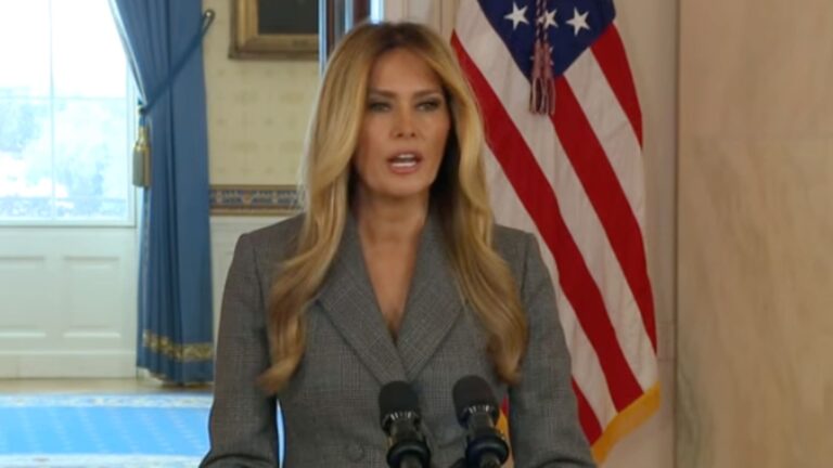 Melania Trump attacks claims about her and Jeffrey Epstein