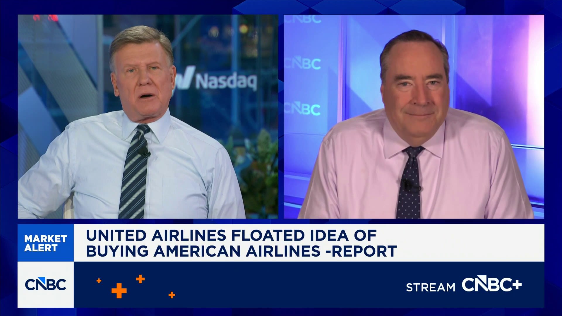 Department of Transportation has no comment on possible United, American Airlines deal