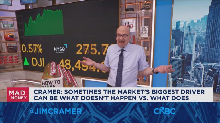 Sometimes the market's biggest driver is what doesn't happen, says Jim Cramer