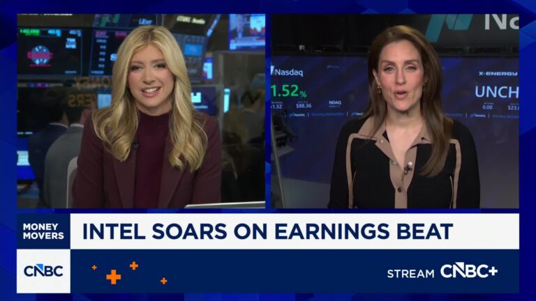 Intel soars on blowout Q1, guidance: AI boom fuels chipmaker's results