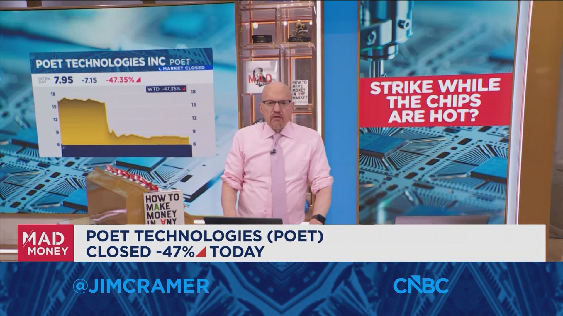 These types of moves in semis and data center stocks worry me, says Jim Cramer