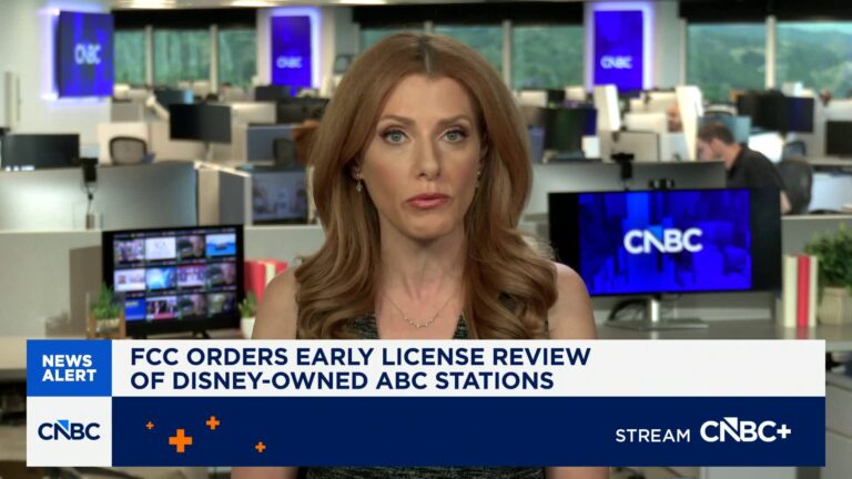 FCC orders early license review of Disney-owned ABC stations