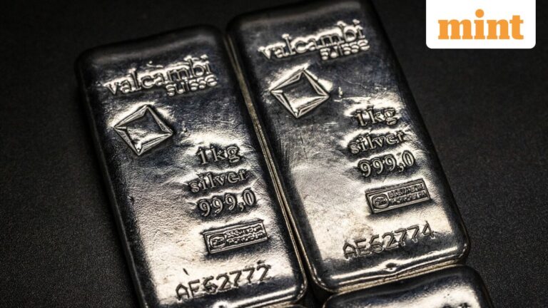 Silver rate today in India drops over  ₹2,300 per kg on rising crude oil prices, firm dollar | Stock Market News