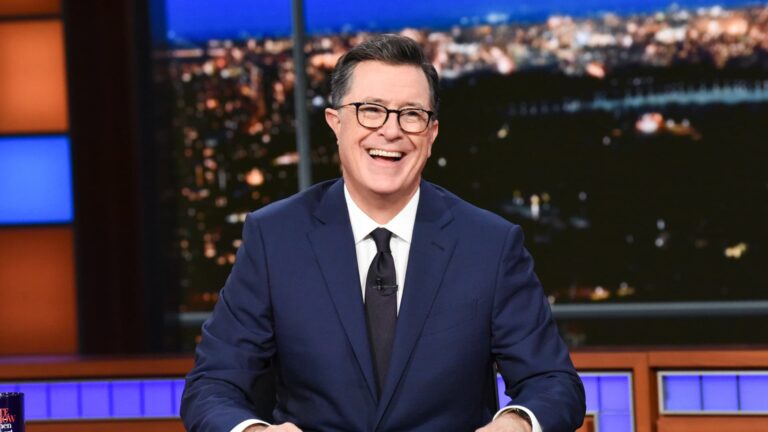 Stephen Colbert returns to TV in appearance on local Michigan station