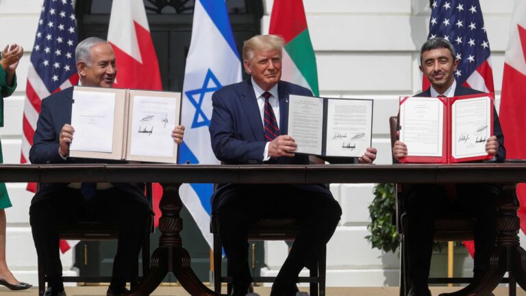 Trump links Abraham Accords to Iran deal