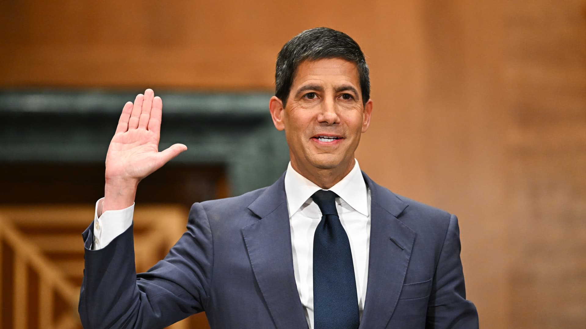 Watch: Trump will swear in Kevin Warsh as Fed chair as he seeks interest rate cuts