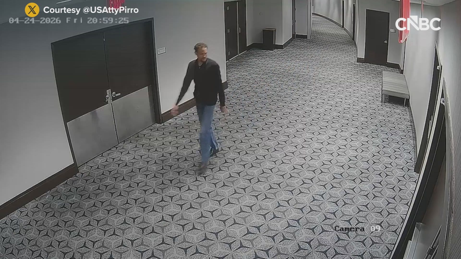 U.S. Attorney Pirro posts new surveillance video from White House Correspondents Dinner