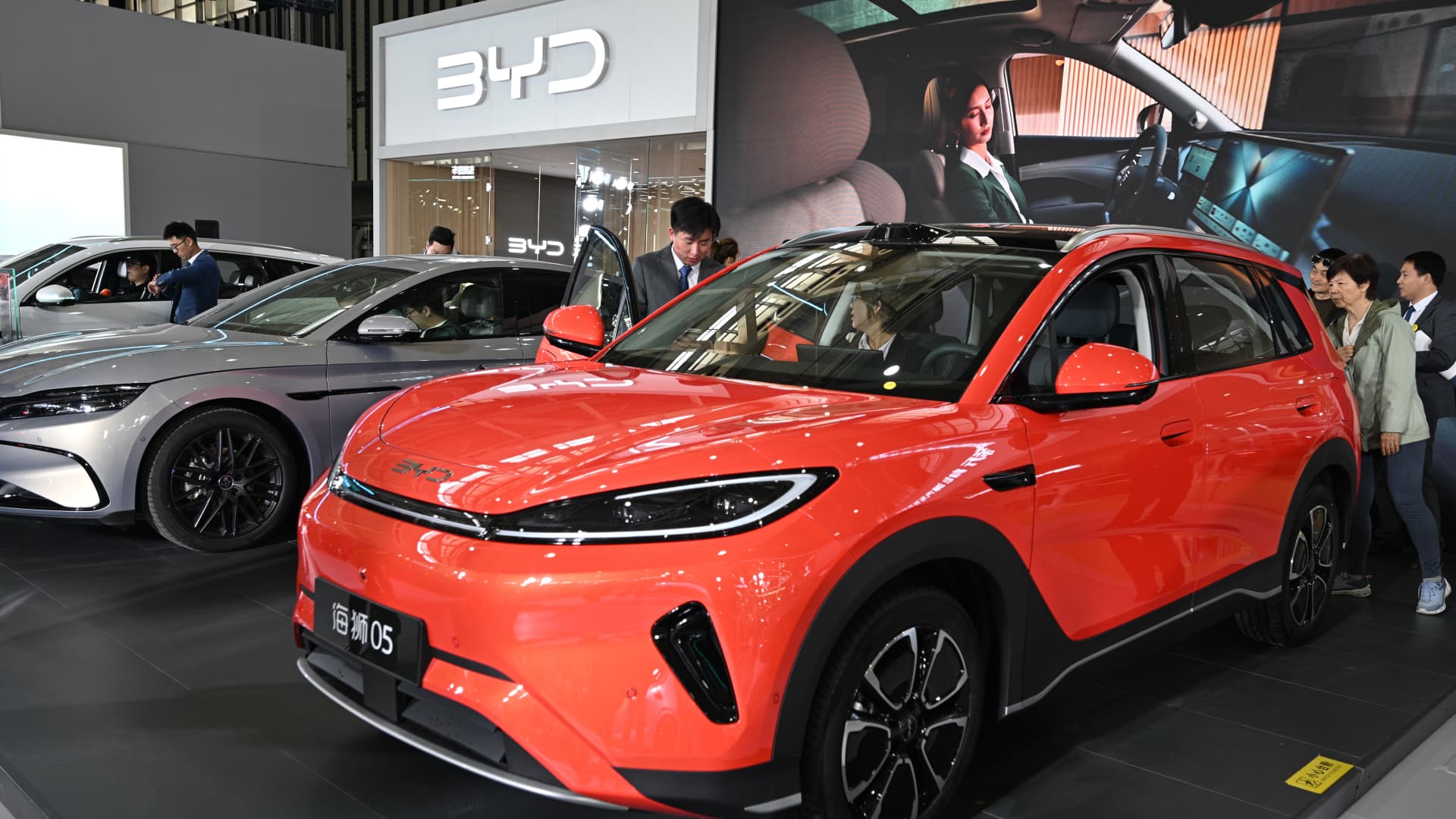 BYD's passenger EV sales drop for an eighth month as competition heats up