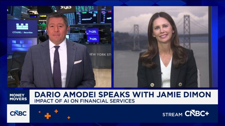 Anthropic CEO Dario Amodei speaks with Jamie Dimon: Here are key takeaways