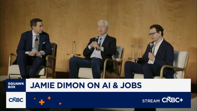 Anthropic's Dario Amodei and JPMorgan's Jamie Dimon on AI boom, AI regulation & impact on jobs