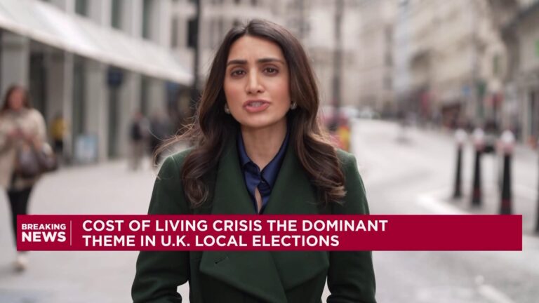 Cost of living takes center stage in UK local elections