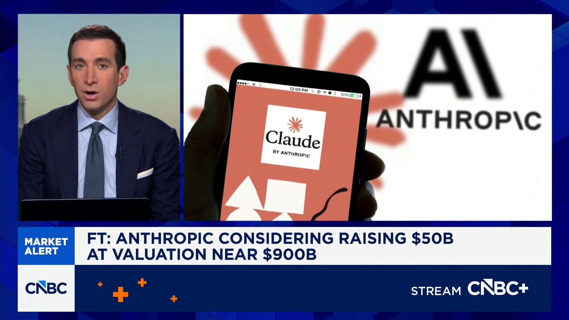 Anthropic considering raising $50B at valuation near $900B: Report