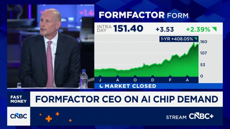 Formfactor CEO: Key indicators showing semiconductor demand will continue