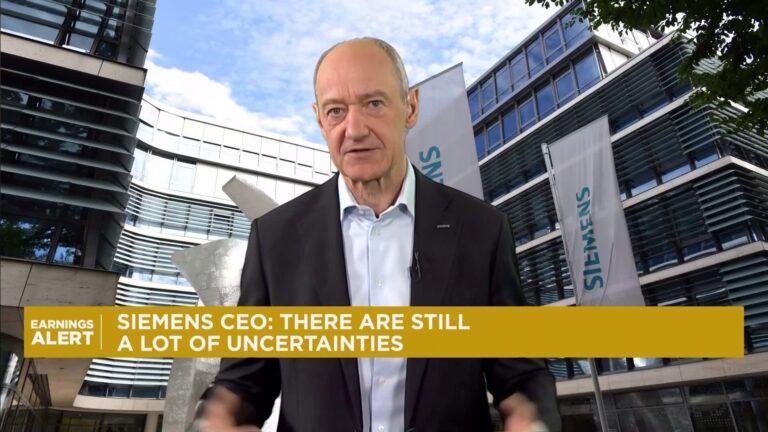 Siemens CEO: "very demanding" geopolitical environment