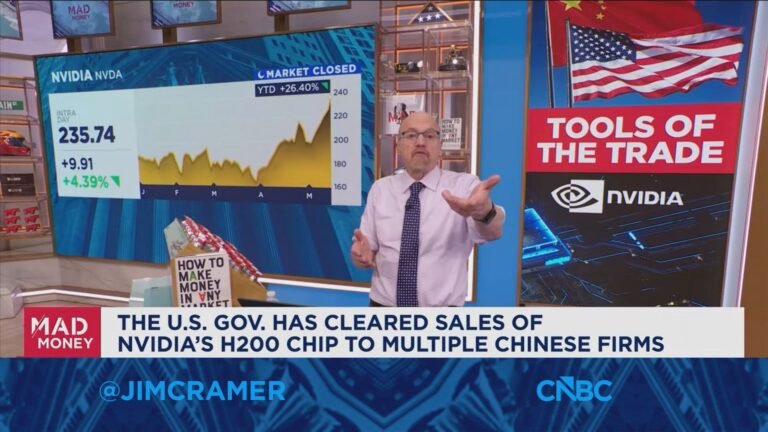 The big gating factor for advanced generative intelligence in our country is power, says Jim Cramer
