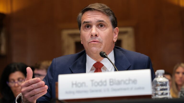 Blanche won't rule out Jan. 6 rioters getting Trump DOJ fund payouts