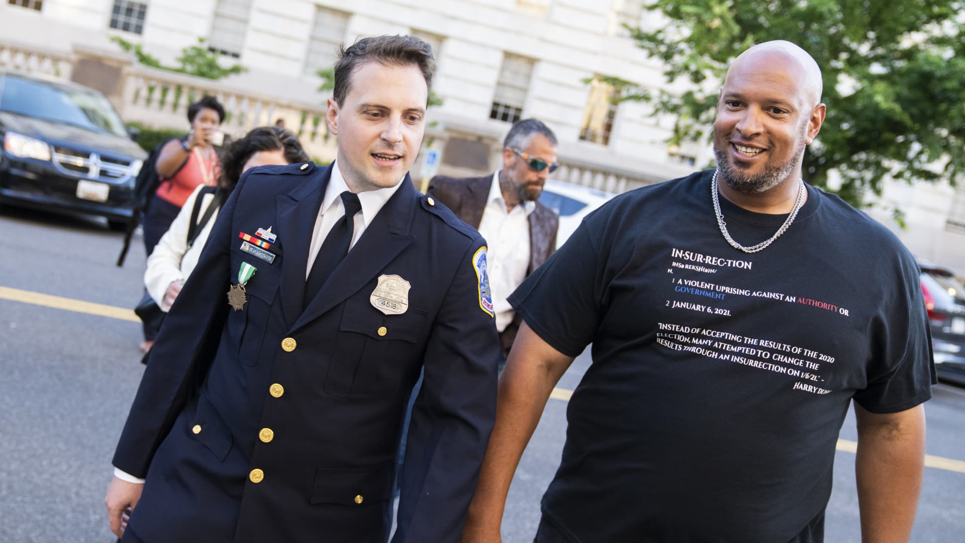 Two Jan. 6 police officers sue Trump to block $1.8B lawfare fund