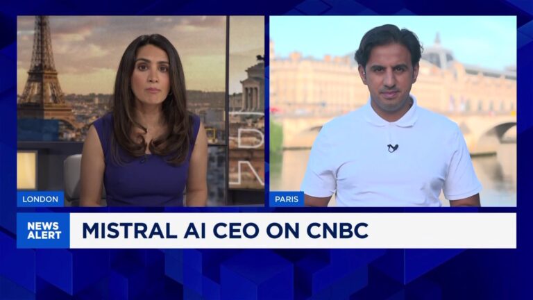 Mistral CEO: EU policymakers realize that something needs to be done on AI