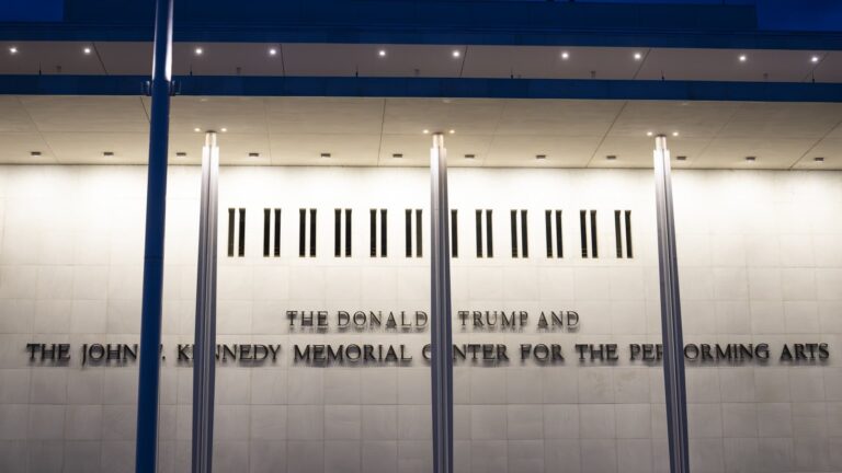 Trump can't rename Kennedy Center or close it for renovation for now, judge says
