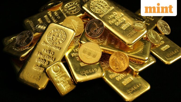 Gold, silver rates today: Comex gold plunges $171/oz; silver down $9.1 on inflation worries, firm US dollar