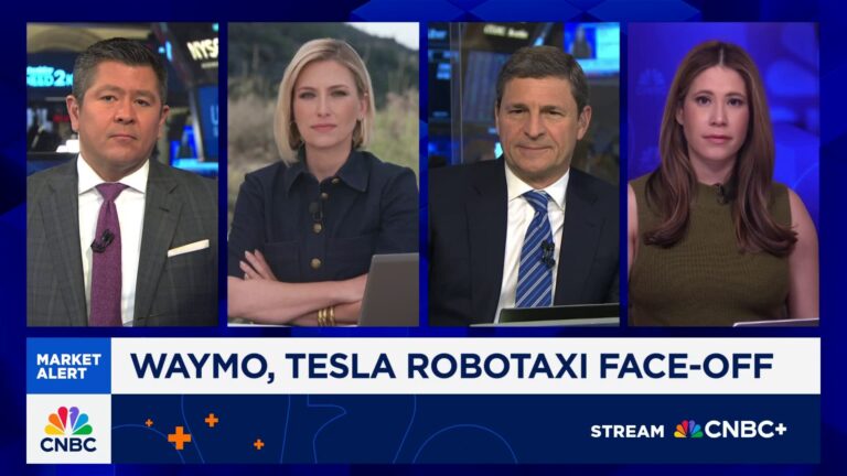 Waymo, Tesla robotaxi face-off
