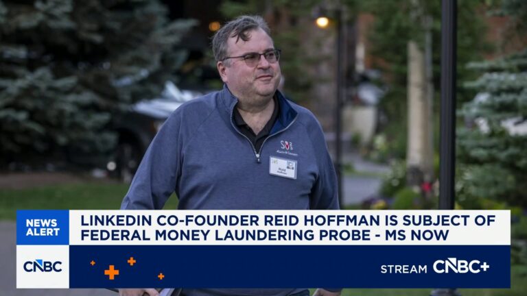 LinkedIn Co-Founder Reid Hoffman targeted in federal money laundering probe: MS Now