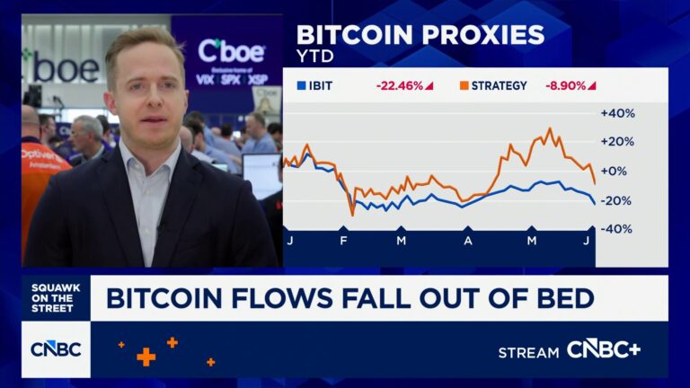 Option Actions: Bitcoin flows fall out of bed