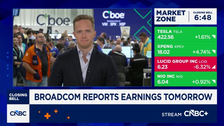 Options traders bet on strong Broadcom earnings