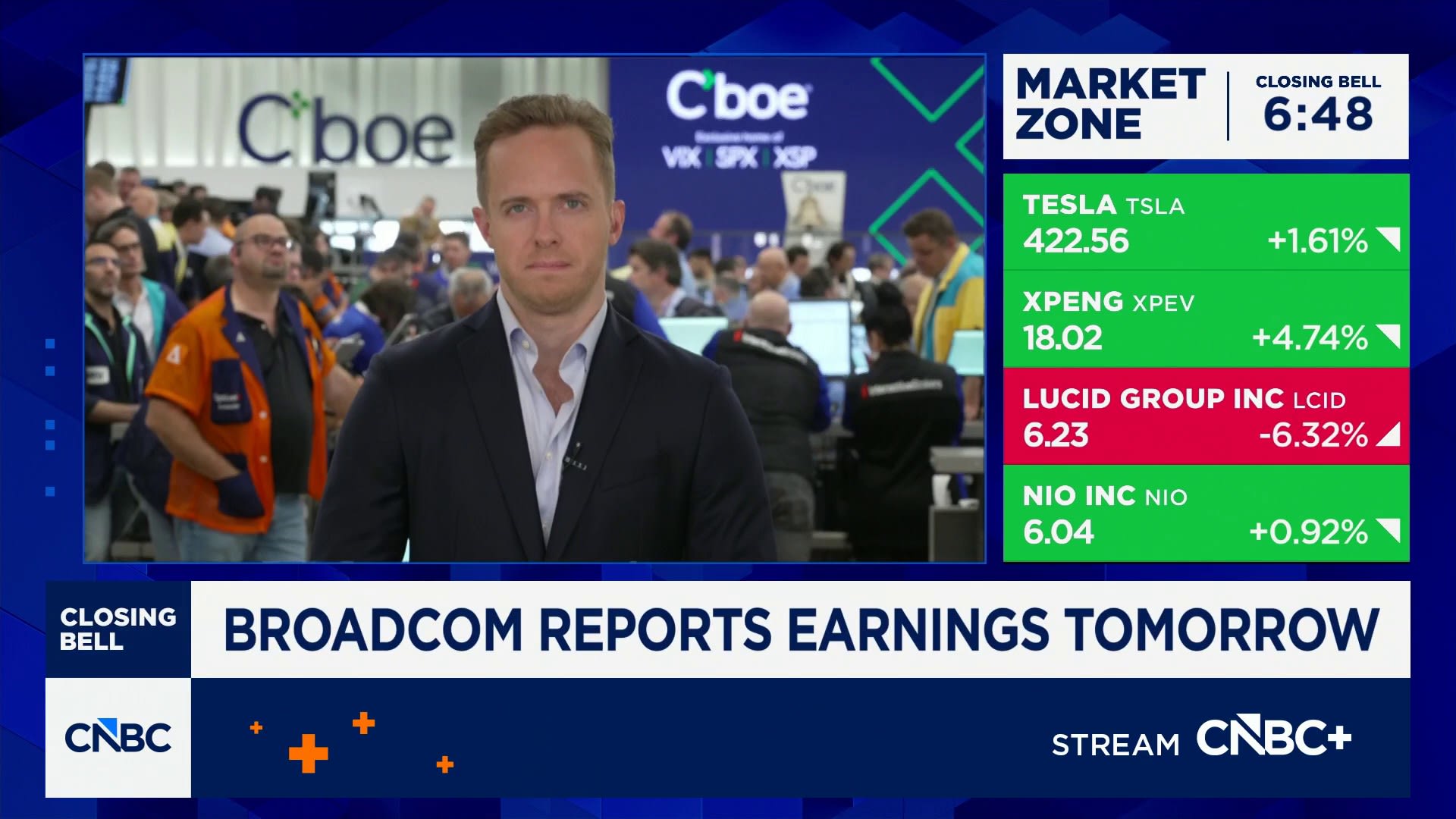 Options traders bet on strong Broadcom earnings