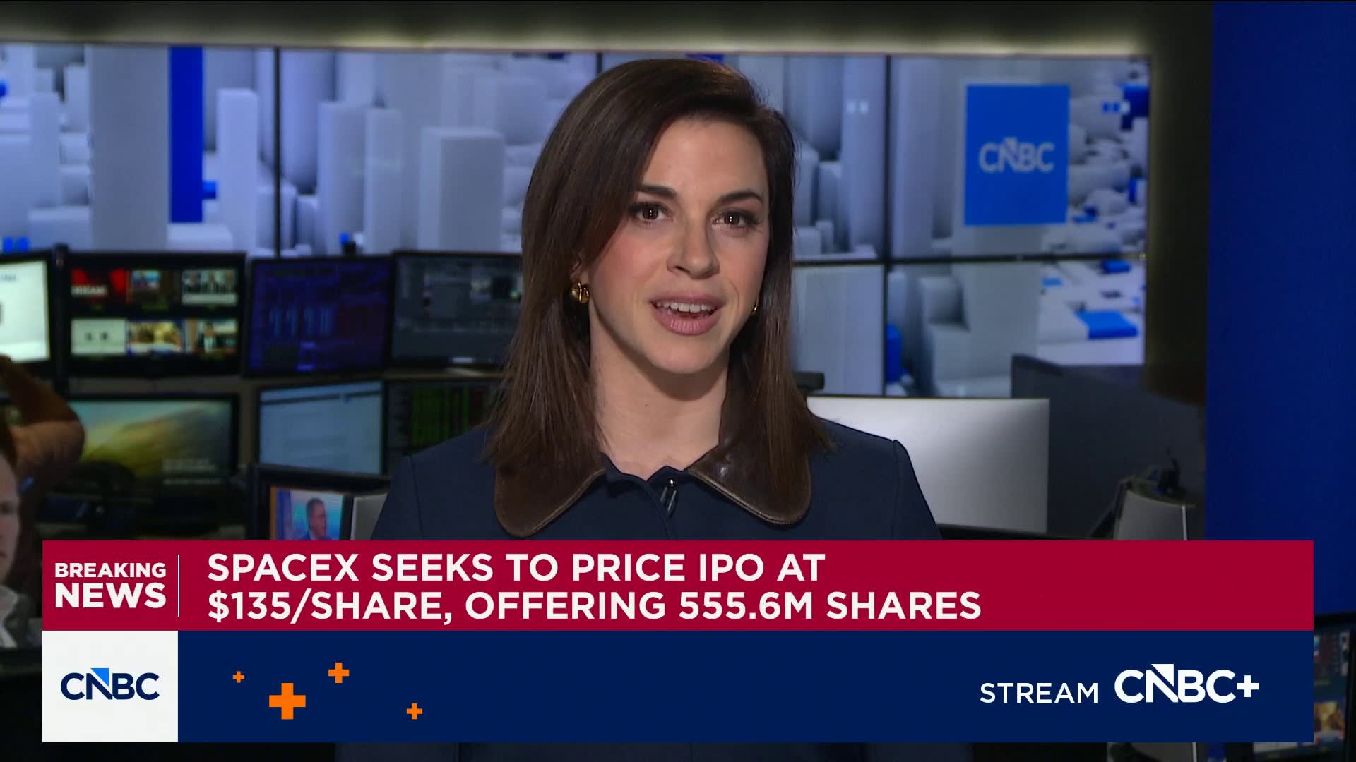 SpaceX looking to price IPO at $135 per share, offering 555.6 million shares