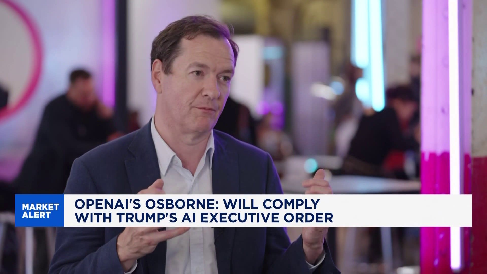 OpenAI's Osborne: Will comply with Trump's AI executive order