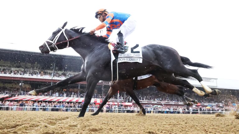 Golden Tempo takes 158th Belmont Stakes, winning first, third legs of Triple Crown