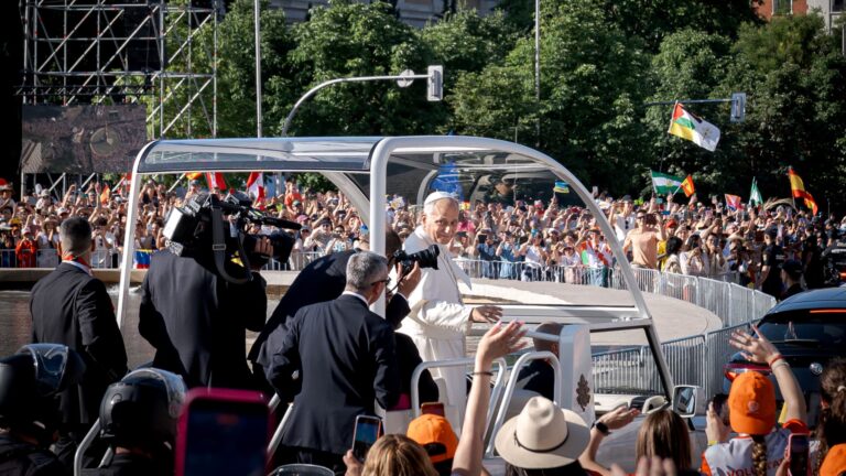 Pope Leo tells 1.2 million crowd in Madrid that God stands with the poor