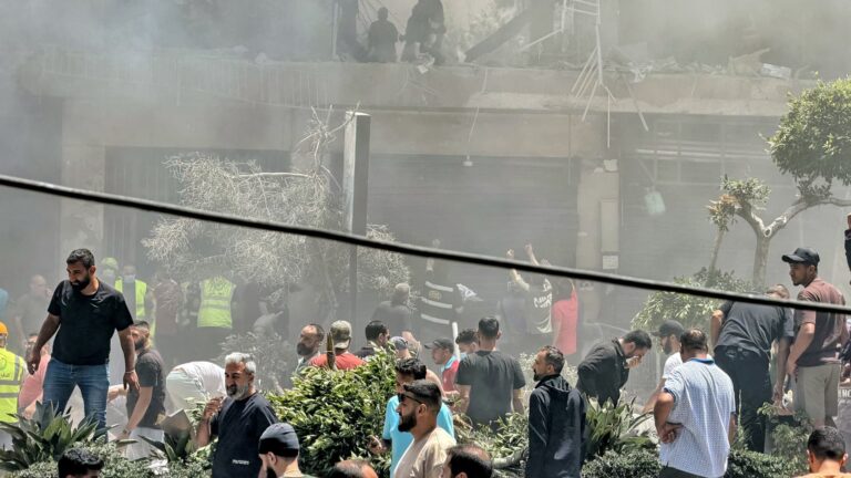 Israel says its military attacked Hezbollah targets in Beirut's southern suburbs