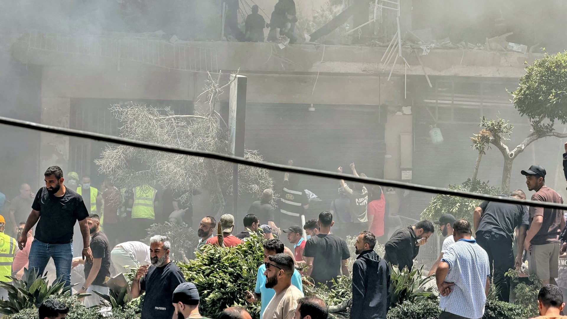 Israel says its military attacked Hezbollah targets in Beirut's southern suburbs